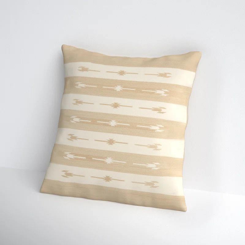 Estela Striped Cotton Throw Pillow