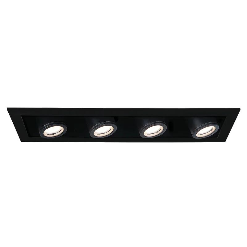 Silo Multiples Adjustable Beam 27.88'' Black Aluminum LED Light