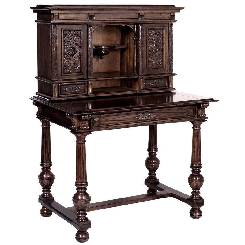 Lark Manor™ Samoset Solid Wood Base Credenza Desk