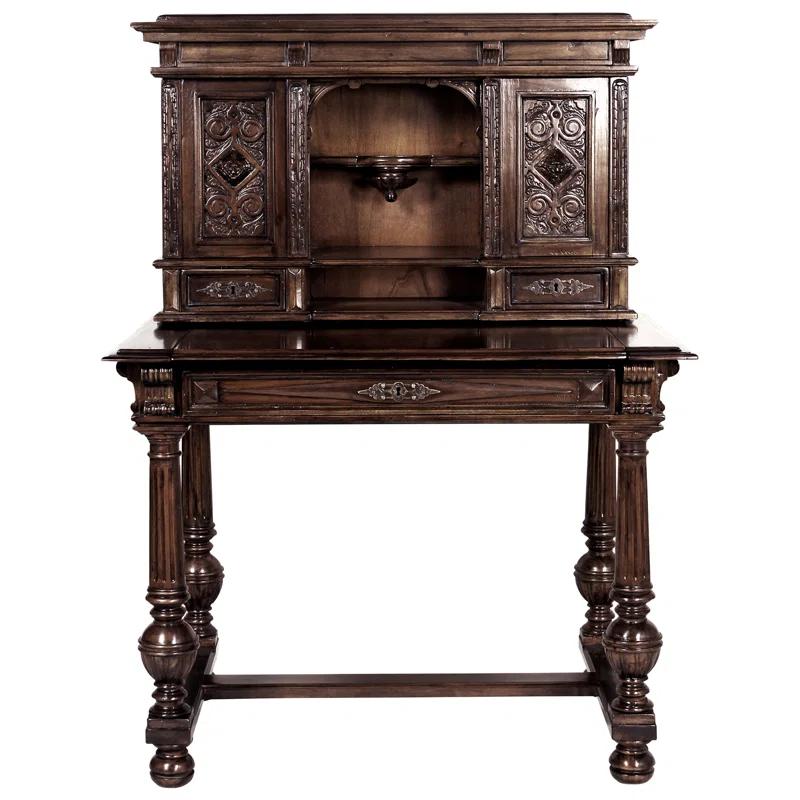 Lark Manor™ Samoset Solid Wood Base Credenza Desk