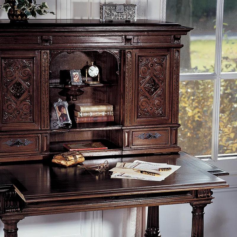 Lark Manor™ Samoset Solid Wood Base Credenza Desk