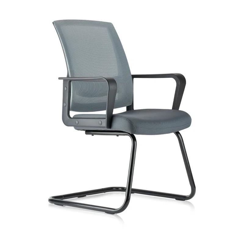 Clatina Waiting Room Chair with Metal Frame