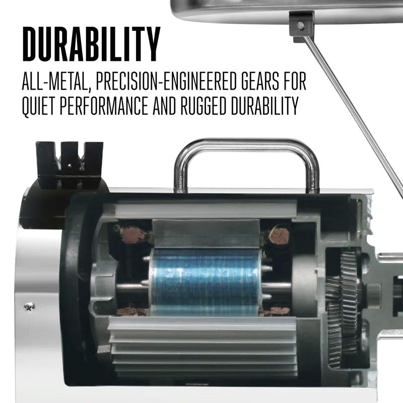 Weston Pro Series Stainless Steel Electric Meat Grinder with Sausage Stuffer