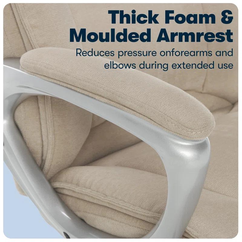 Serta Serta Hannah Executive Office Chair, Ergonomic Lumbar Support, Firm Seat Cushion, Deep Body Pillows
