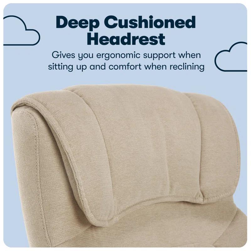 Serta Serta Hannah Executive Office Chair, Ergonomic Lumbar Support, Firm Seat Cushion, Deep Body Pillows
