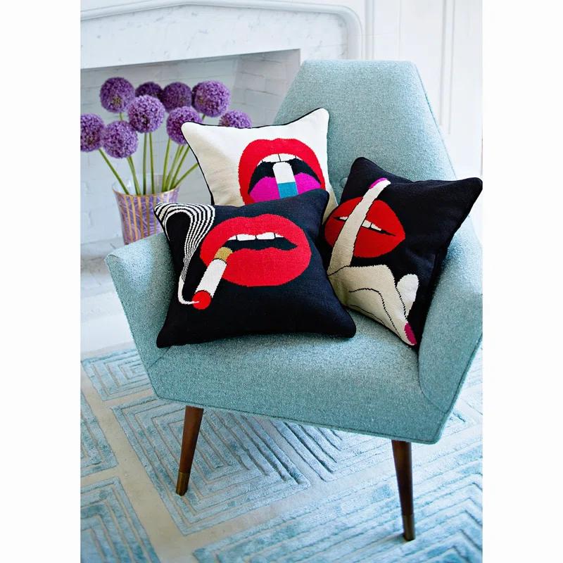 Jonathan Adler Lips NDLPT Pillow - Hush