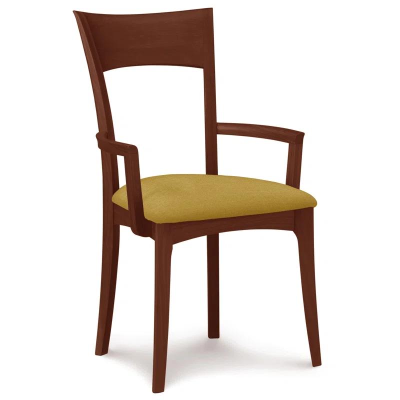 Ingrid 19.25'' H Upholstered Cherry Armchair