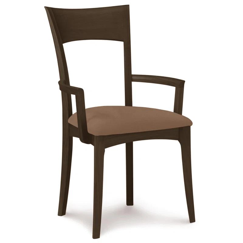 Ingrid 19.25'' H Upholstered Cherry Armchair