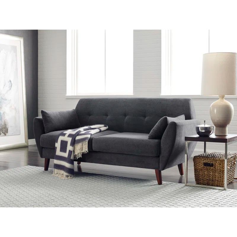 Serta Artesia Midcentury Modern Sofa with Tapered Legs