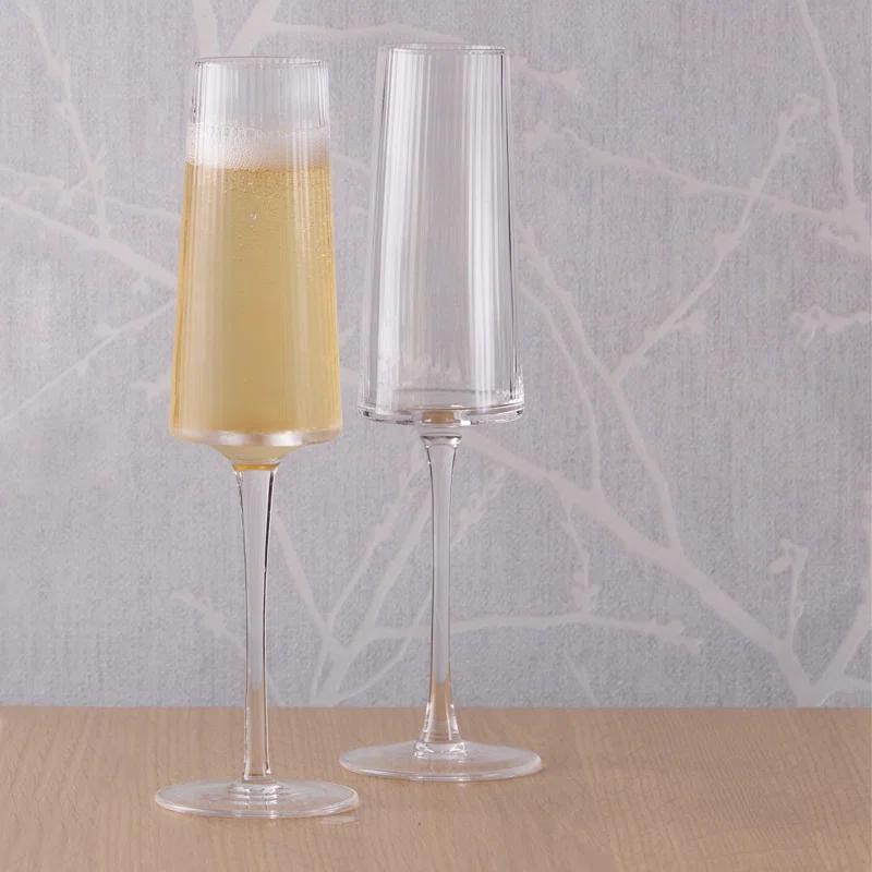 Zoya 8.5oz. Champagne Glass Stemware Set (Set of 2)