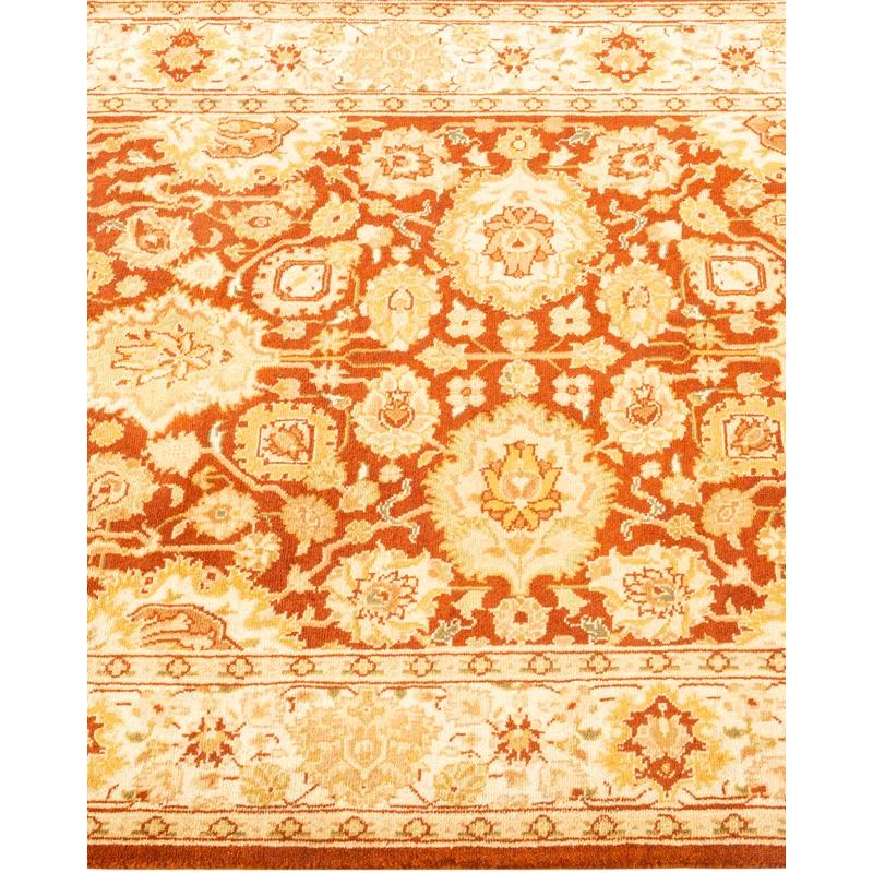 Isabelline One-of-a-Kind 2' 8" X 13' 2" 2000s Runner Wool Area Rug in Brown