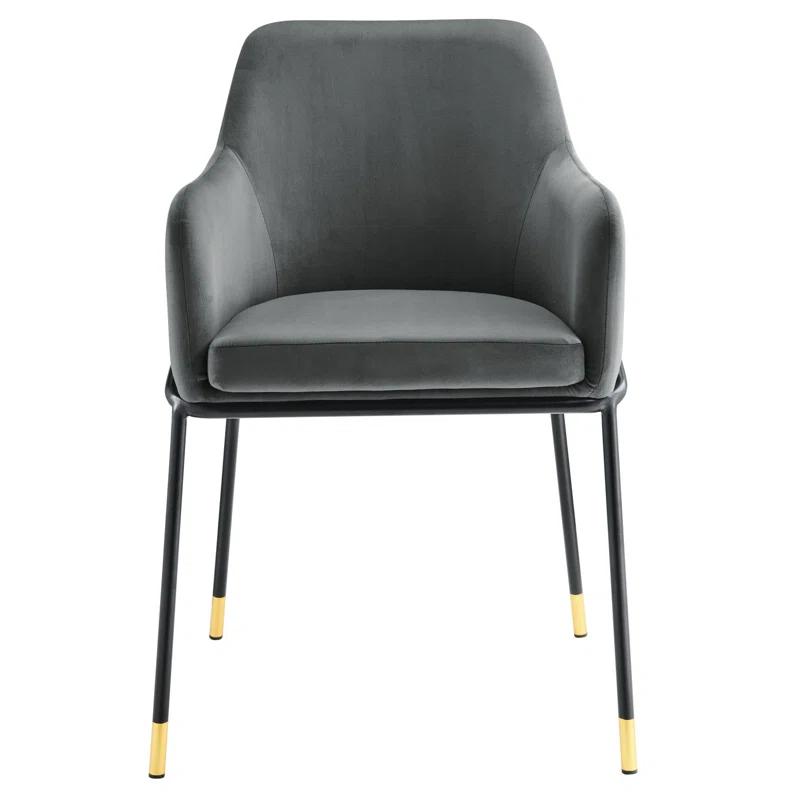 Modway Jovi Performance Velvet Dining Armchair by Modway (Set of 2)