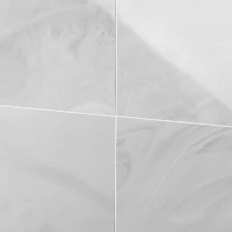 Savannah 23.62 in. x 47.24. in Polished Porcelain Marble Look Floor & Wall Tile (15.49 Sq. Ft./Case)