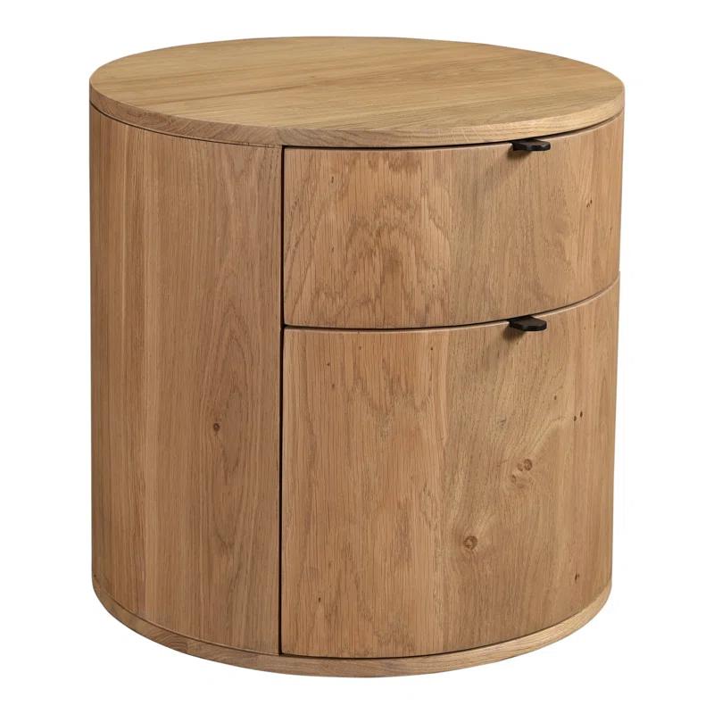 Kono 2-Drawer Nightstand - Natural