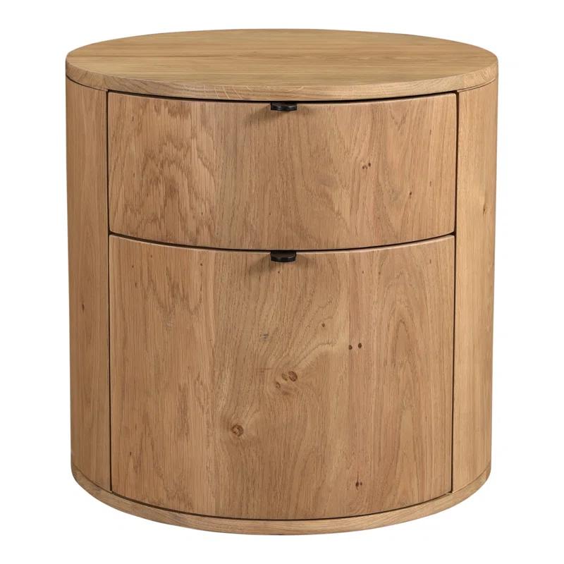 Kono 2-Drawer Nightstand - Natural