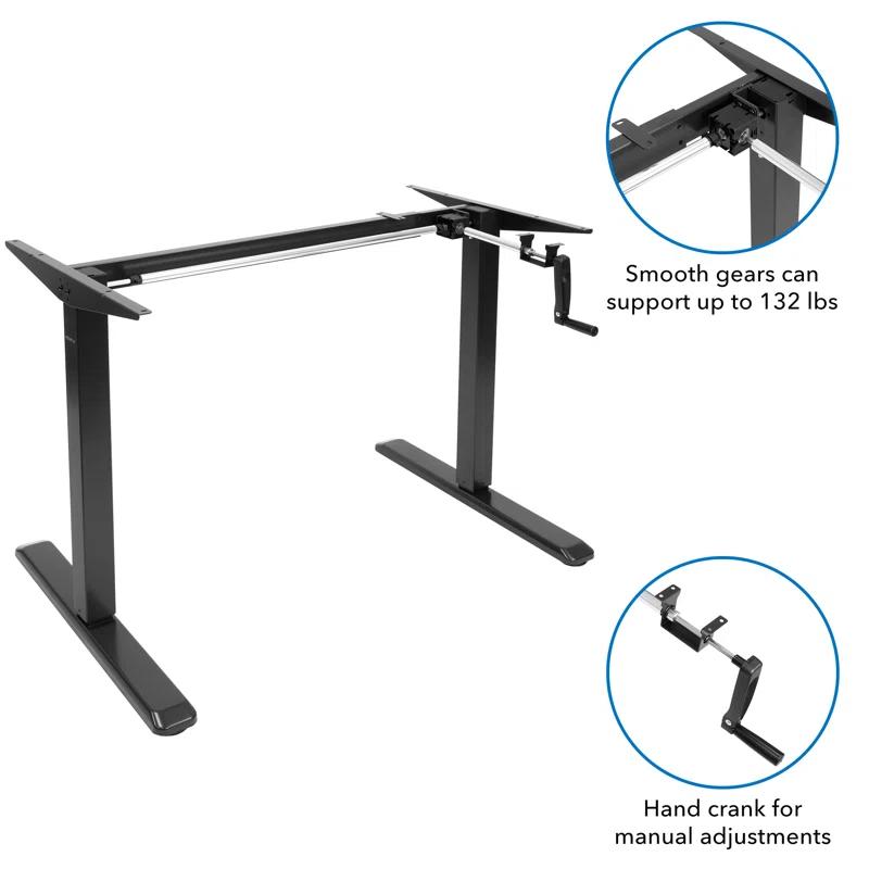 Mount-It Ultimate Dual Motor Electric Standing Desk with 48" Tabletop