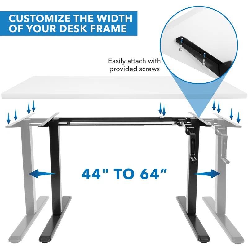 Mount-It Ultimate Dual Motor Electric Standing Desk with 48" Tabletop