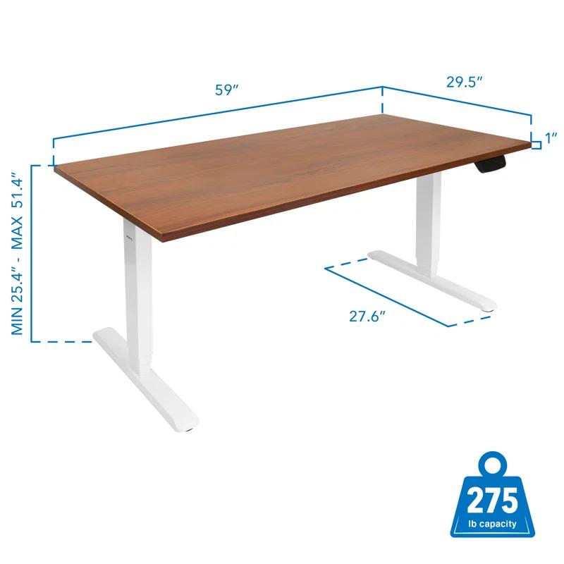 Mount-It Ultimate Dual Motor Electric Standing Desk with 48" Tabletop
