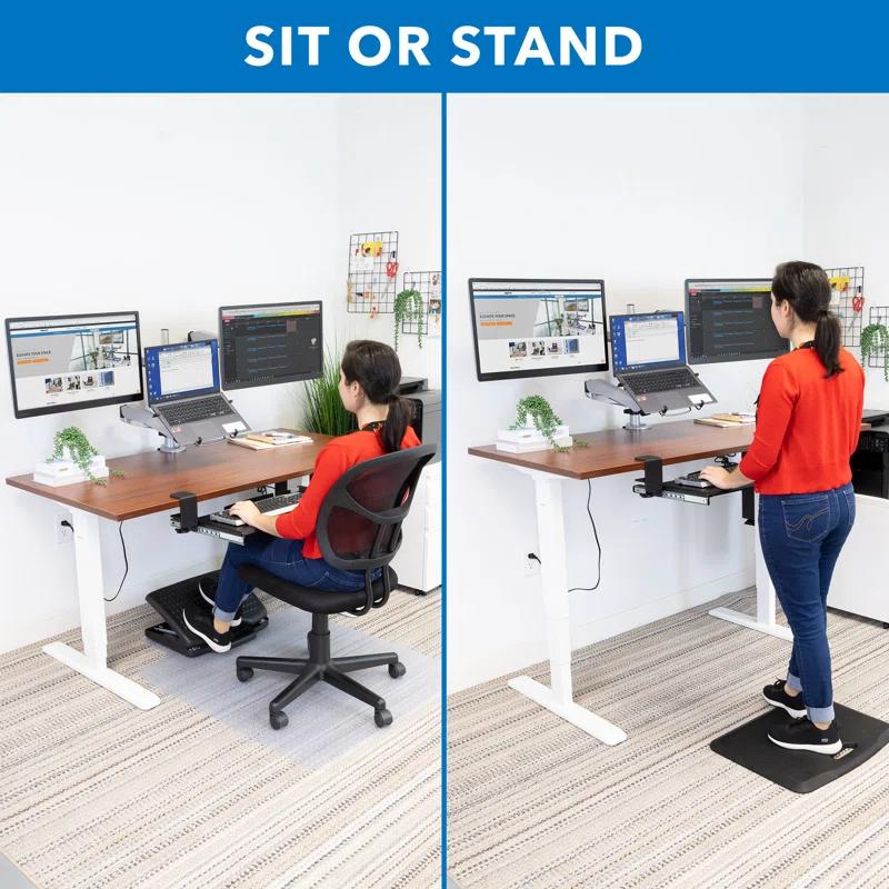 Mount-It Ultimate Dual Motor Electric Standing Desk with 48" Tabletop