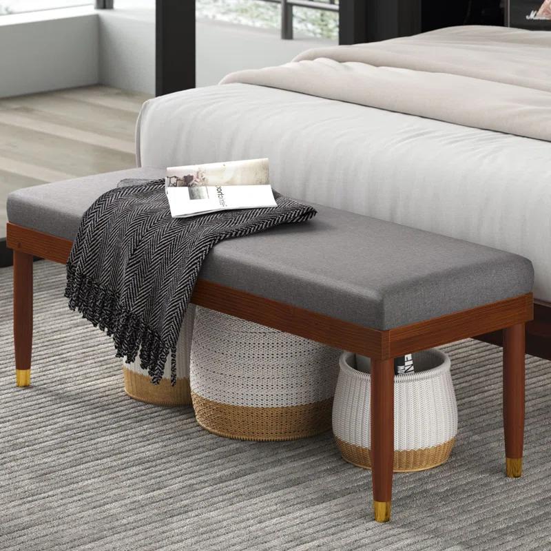 Zinus Raymond Solid Wood Bench | Wayfair
