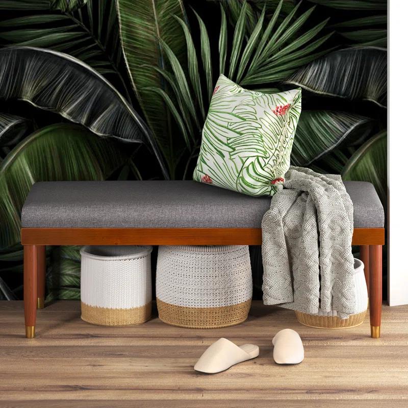 Zinus Raymond Solid Wood Bench | Wayfair