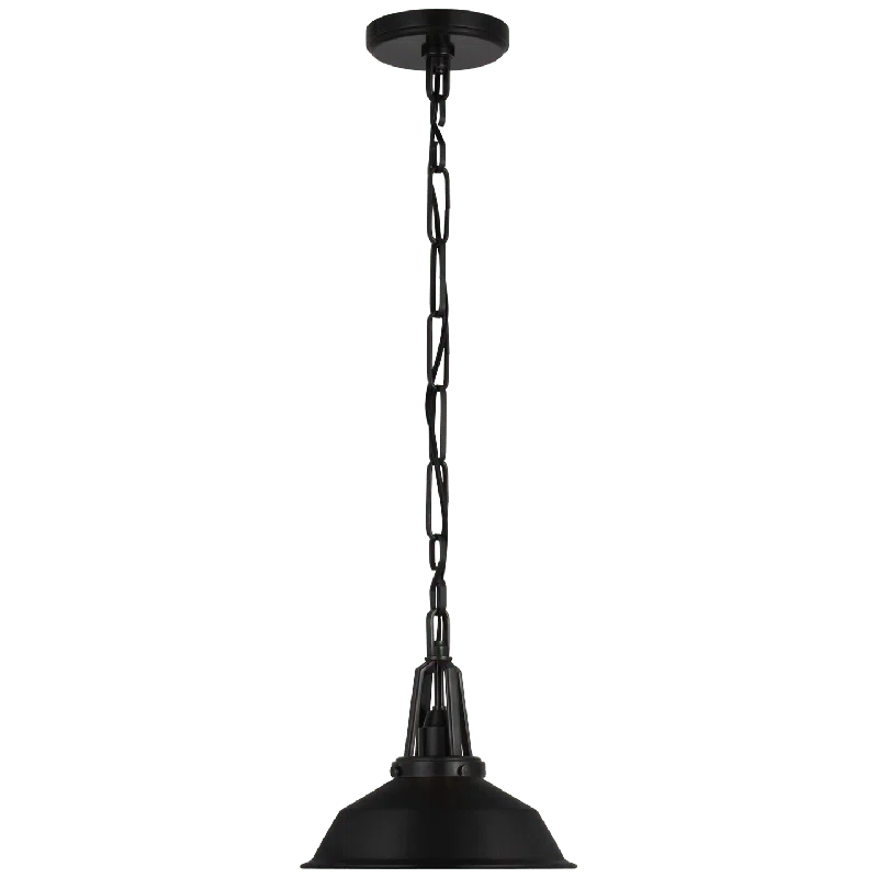 Layton Bronze and Matte Black 10-Inch LED Pendant Light