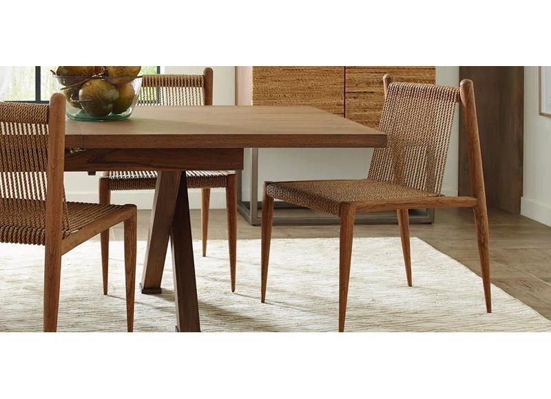 Montauk Solid Wood Ladder Back Side Chair in Praline