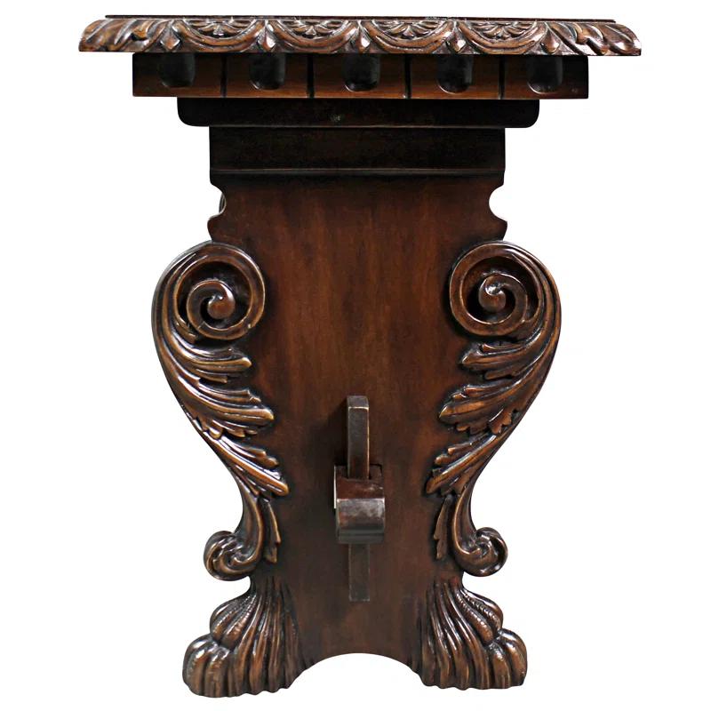 Design Toscano Glastonbury Abbey Solid Wood Bench