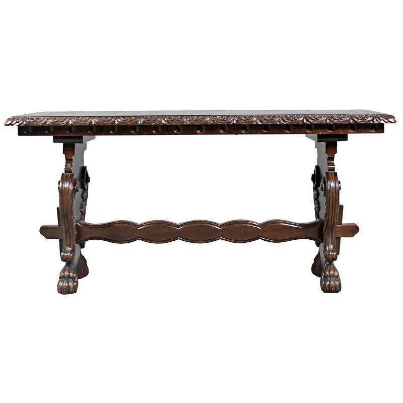 Design Toscano Glastonbury Abbey Solid Wood Bench