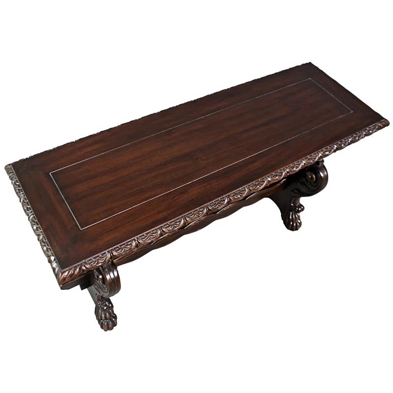 Design Toscano Glastonbury Abbey Solid Wood Bench