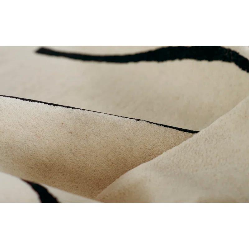 Shayla Hand-Tufted Wool Rug - White / 9' x 12'