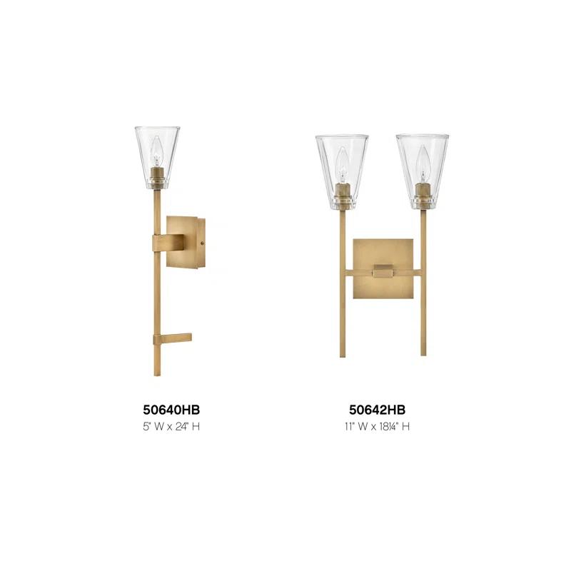 Hinkley Auden Large Single Light Bath Vanity
