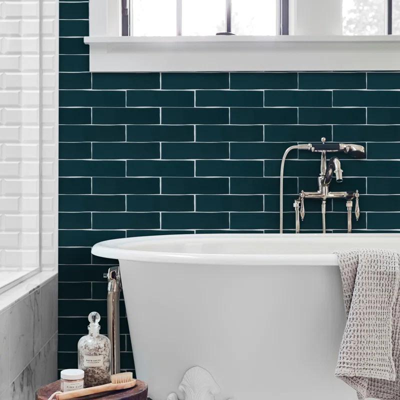 Kezma 3 in. x 12 in. Ceramic Subway Wall Tile