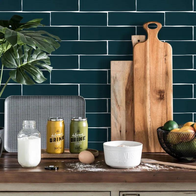 Kezma 3 in. x 12 in. Ceramic Subway Wall Tile