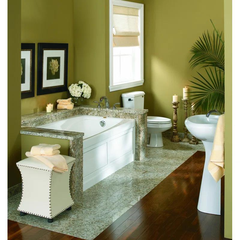 Cetra 60" x 36" Alcove Whirlpool Bathtub
