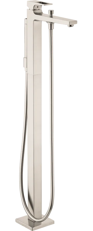 Metropol Single Handle Deck Mounted Freestanding Tub Filler Trim with Hand Shower