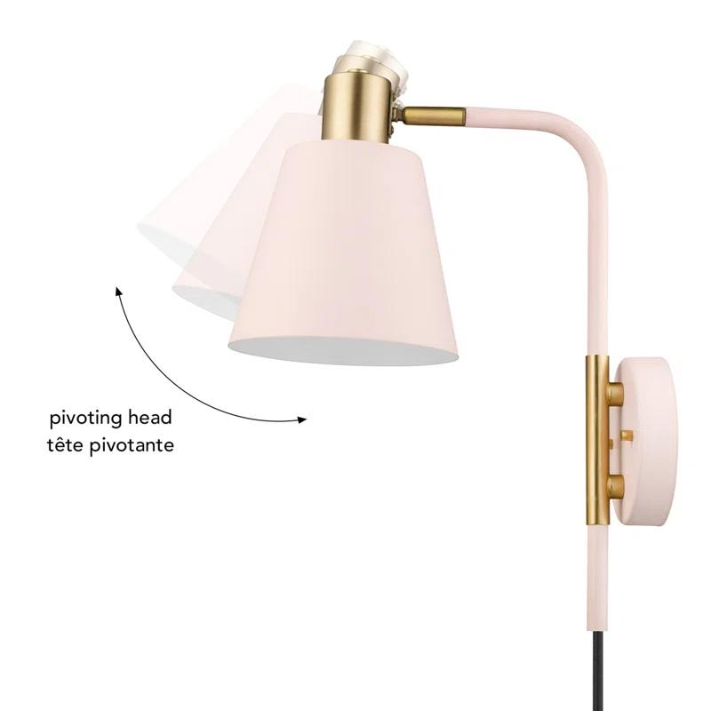 Cleo Aluminum Plug-in Wallchiere
