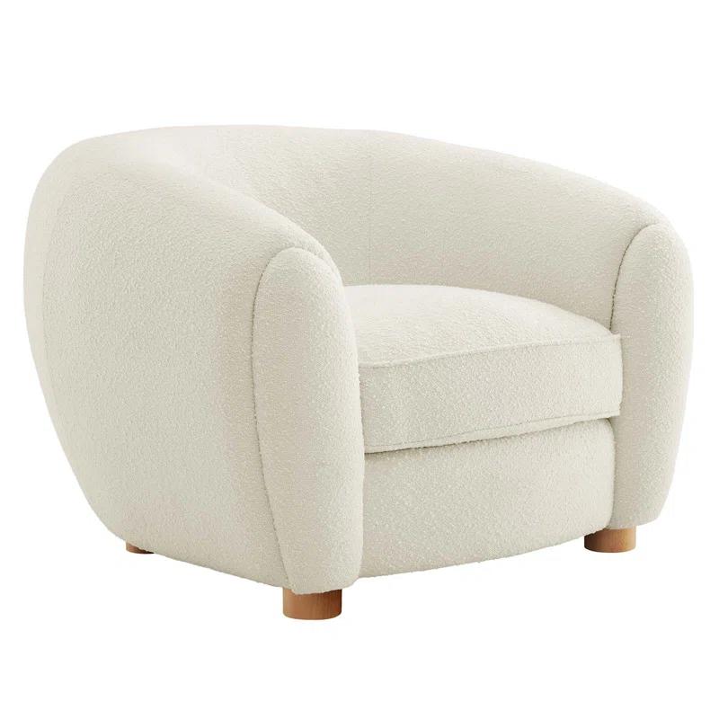 Modway Modway Abundant Boucle Upholstered Fabric Armchair