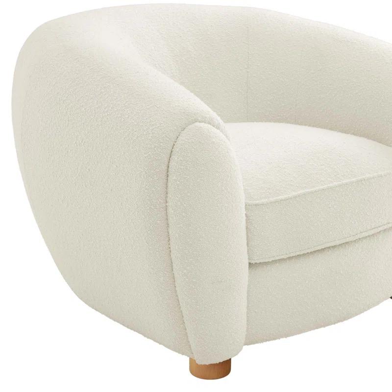 Modway Modway Abundant Boucle Upholstered Fabric Armchair