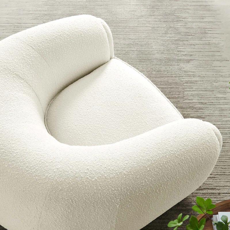 Modway Modway Abundant Boucle Upholstered Fabric Armchair