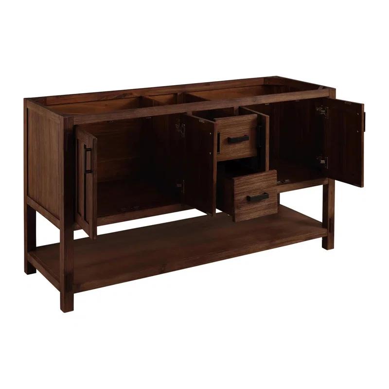60" Morris Double Bathroom Vanity - Cabinet Only