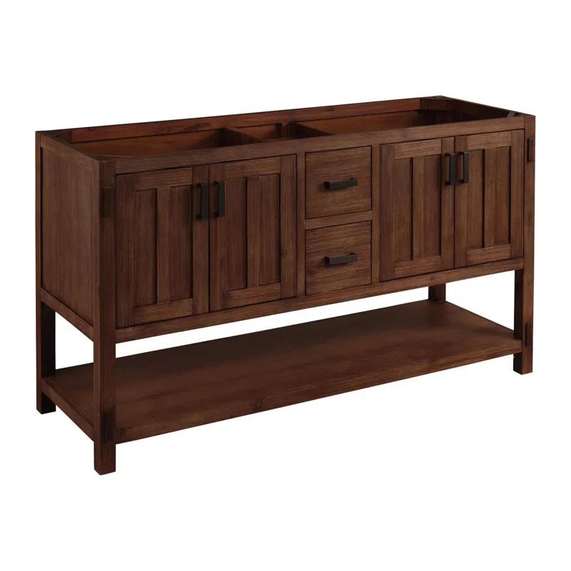 60" Morris Double Bathroom Vanity - Cabinet Only