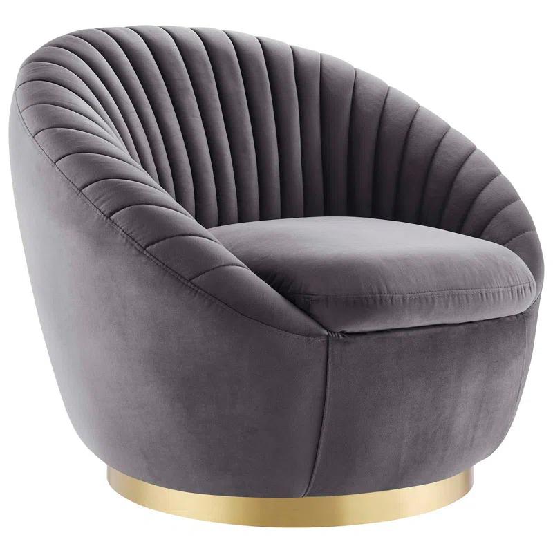 Modway Modway Whirr Tufted Performance Velvet Performance Velvet Swivel Chair