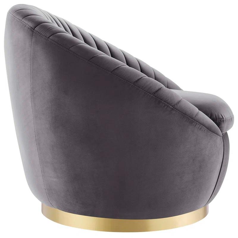 Modway Modway Whirr Tufted Performance Velvet Performance Velvet Swivel Chair