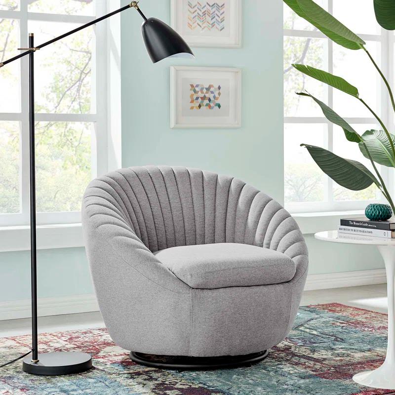 Modway Whirr Tufted Performance Velvet Performance Velvet Swivel Chair
