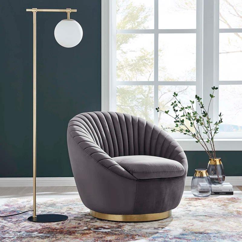 Modway Modway Whirr Tufted Performance Velvet Performance Velvet Swivel Chair