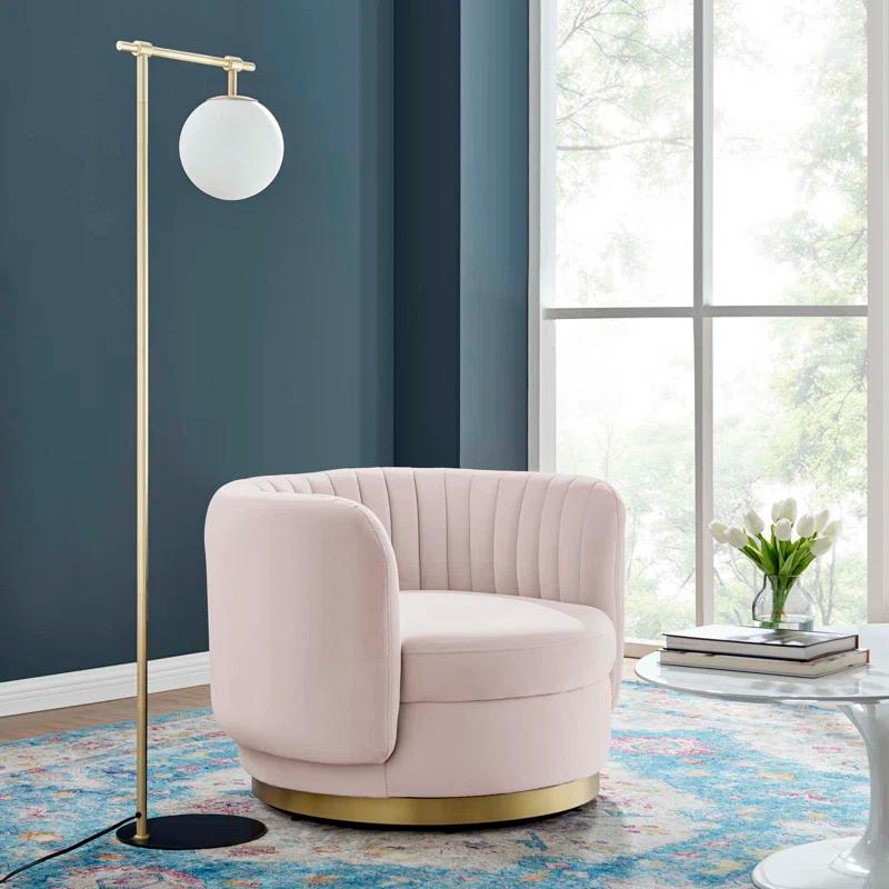 Embrace Tufted Performance Velvet Performance Velvet Swivel Chair by Modway