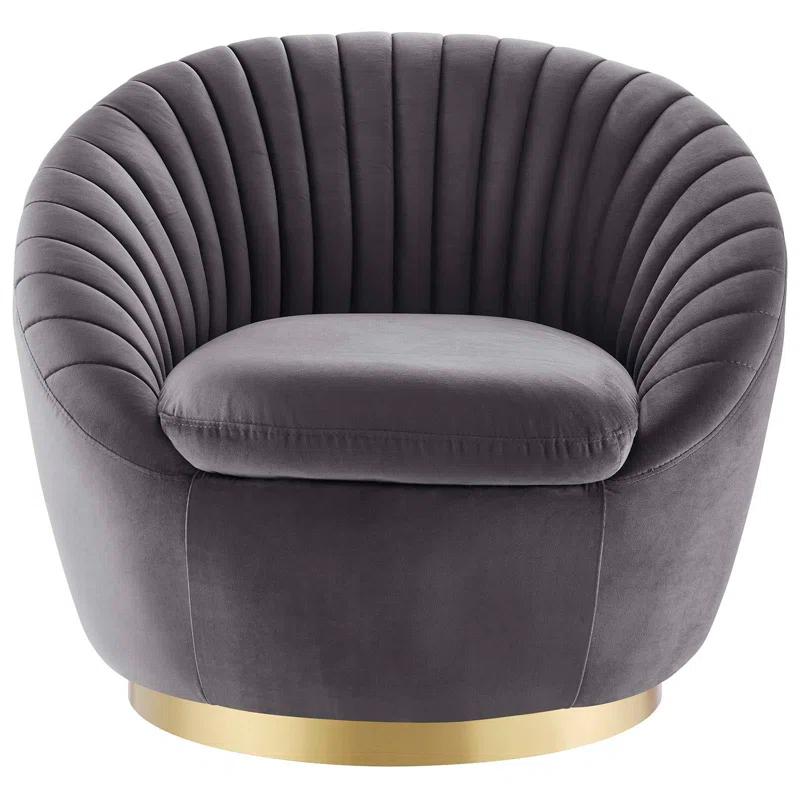 Modway Modway Whirr Tufted Performance Velvet Performance Velvet Swivel Chair