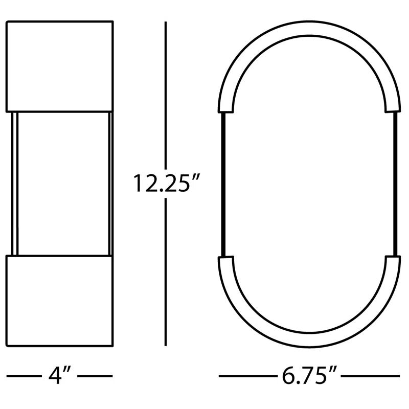 Chelton Chrome Dimmable Wall Sconce, 12.25" Height