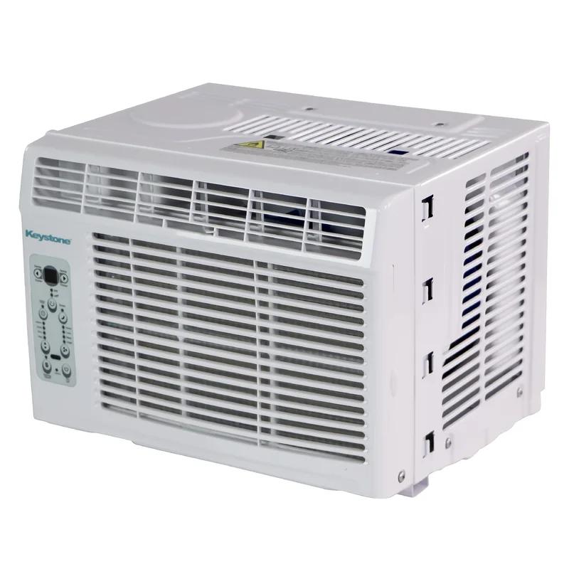 Efficient 5,000 BTU White Window Air Conditioner with Remote Control
